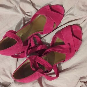 Authentic Aquazzura Pink Sandals